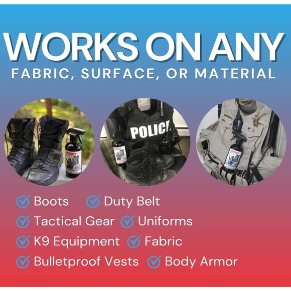 Arrest My Vest Midnight Scent Military Police Grade Odor Eliminating Spray 16 oz - Picture 13 of 16